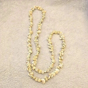 #341 Tan Seashell Necklace